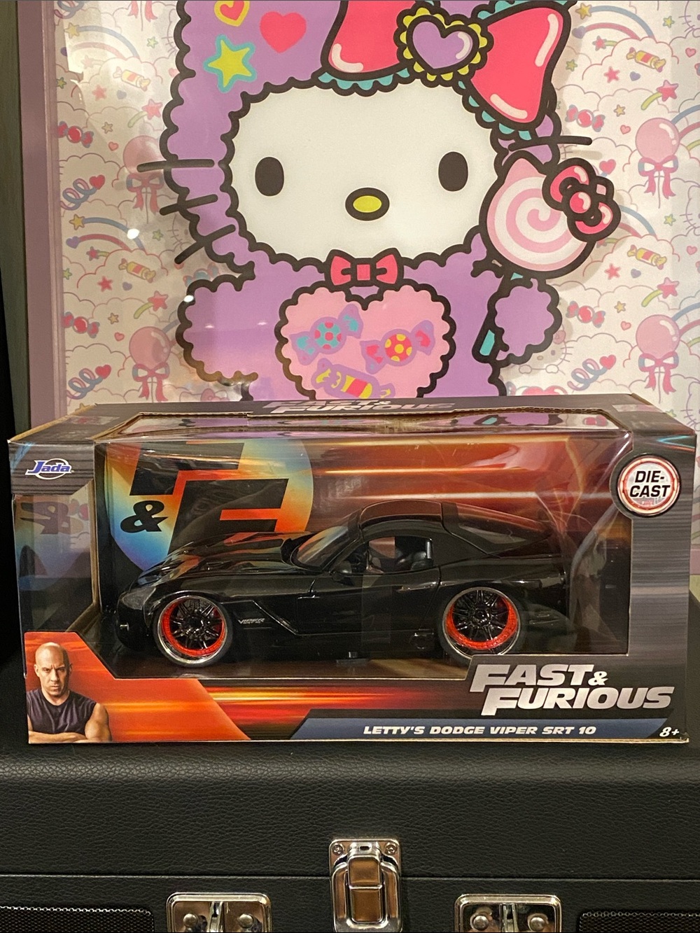 NIB 1:24 Fast & Furious Die-Cast Letty’s Dodge Viper SRT-10 Car 🖤🖤